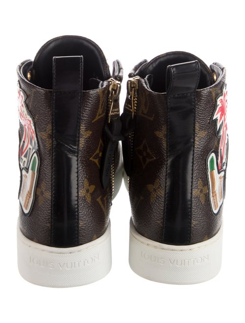 Louis Vuitton LV Monogram Embroidered Accent Sneakers