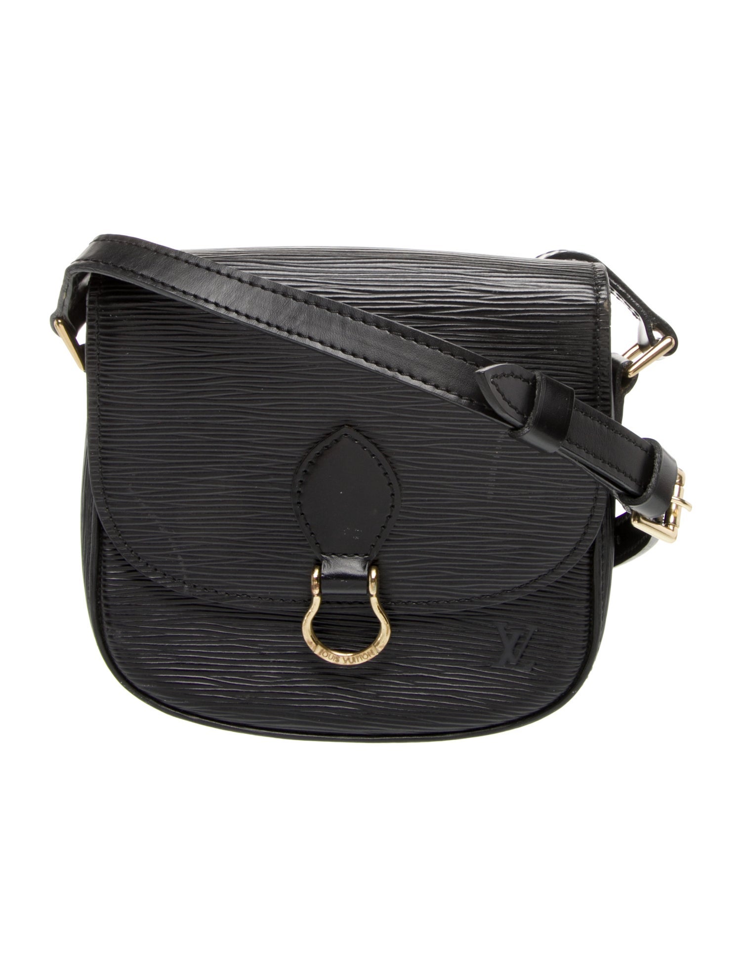 【海外正規品】CELINE TRIOMPHE CLASSIQUE バッグ カーフスキン Celine Shiny Calfskin Classique Triomphe Bag - Black
