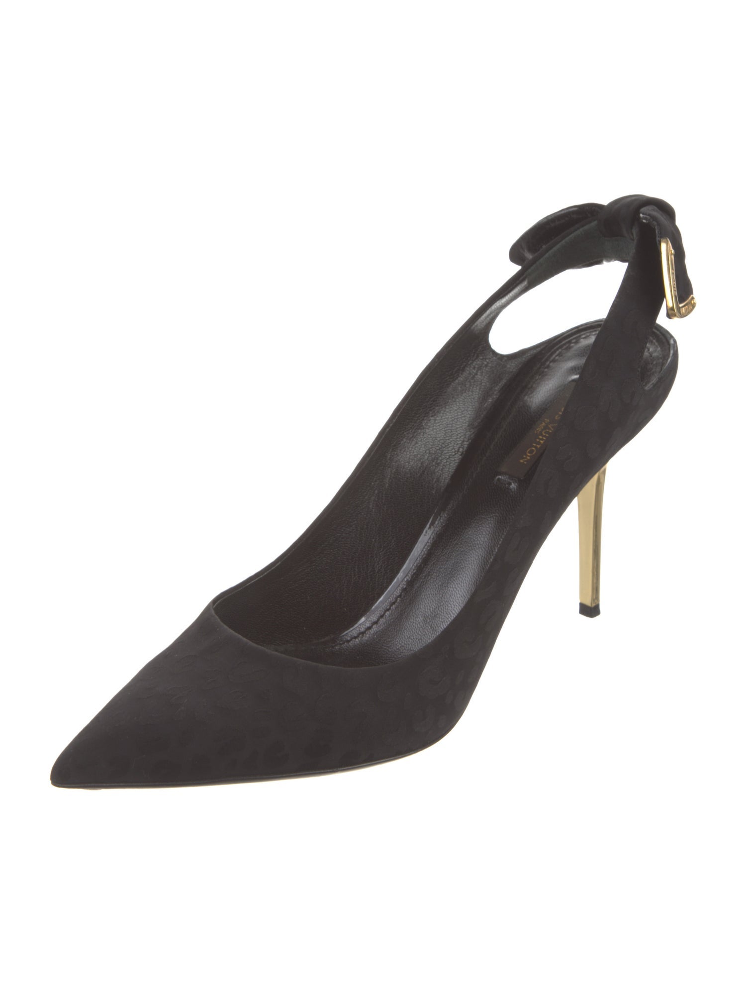 Louis Vuitton Late 2000's - Early 2010's Jacquard Slingback Pumps