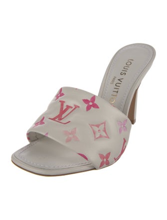 Louis Vuitton LV Monogram Leather Slides