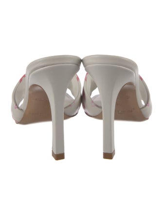 Louis Vuitton LV Monogram Leather Slides