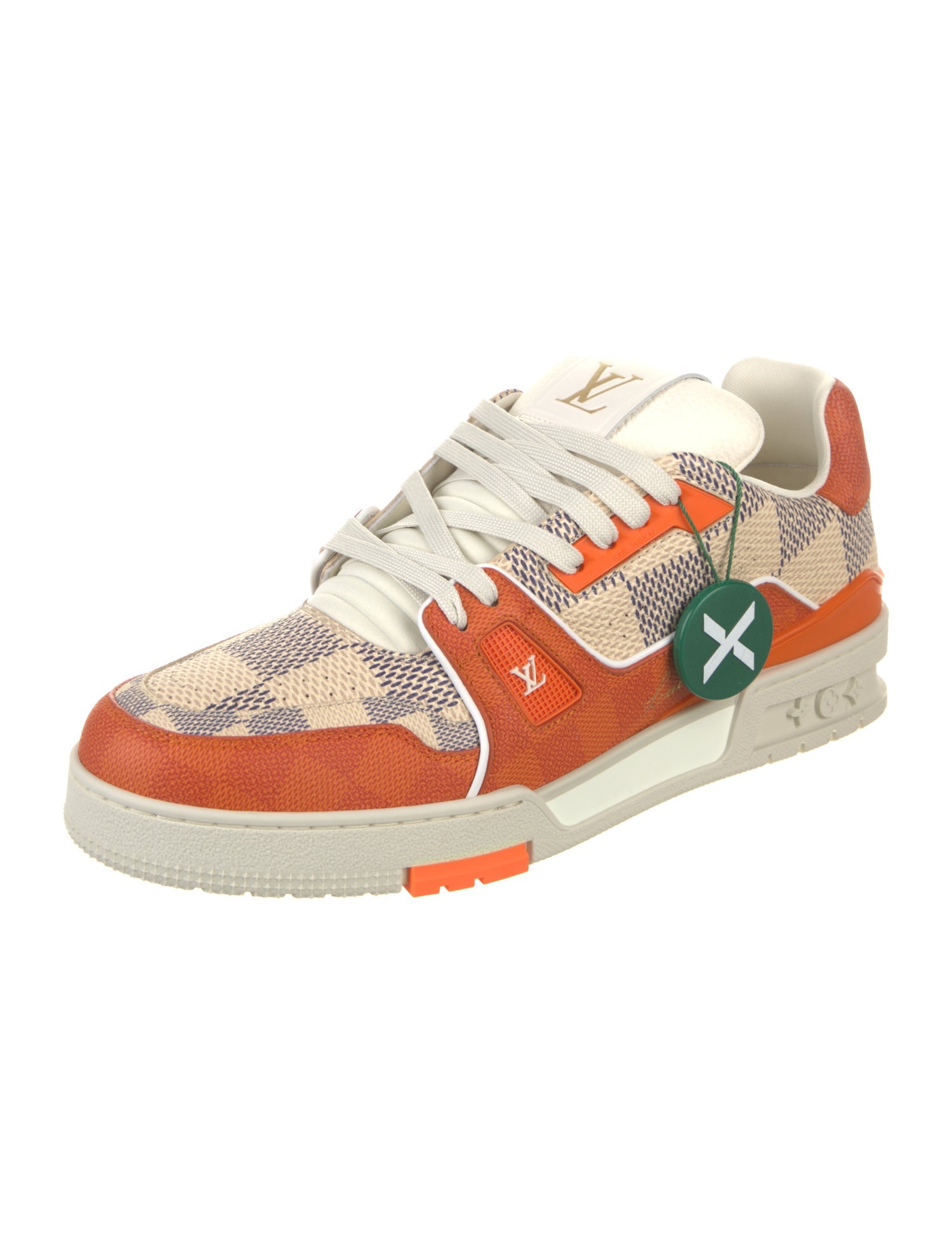 Louis Vuitton Calfskin Printed Sneakers w/ Tags