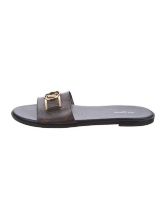 Louis Vuitton LV Monogram Canvas Slides