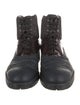 Louis Vuitton Rubber Lace-Up Boots