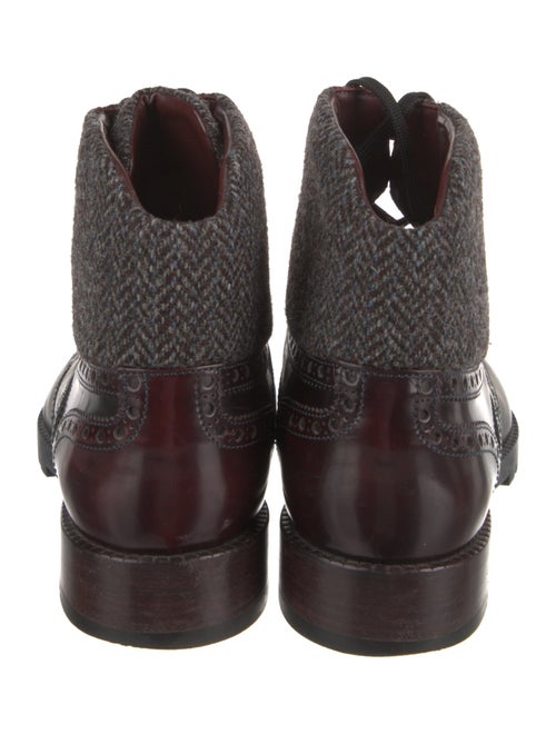 Louis Vuitton Rubber Lace-Up Boots