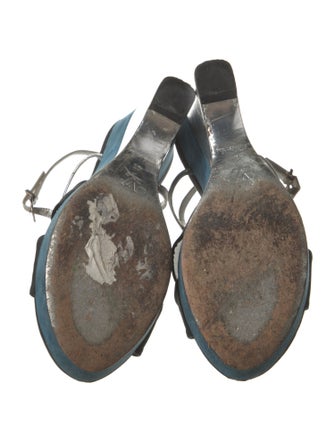 Louis Vuitton Satin Sandals