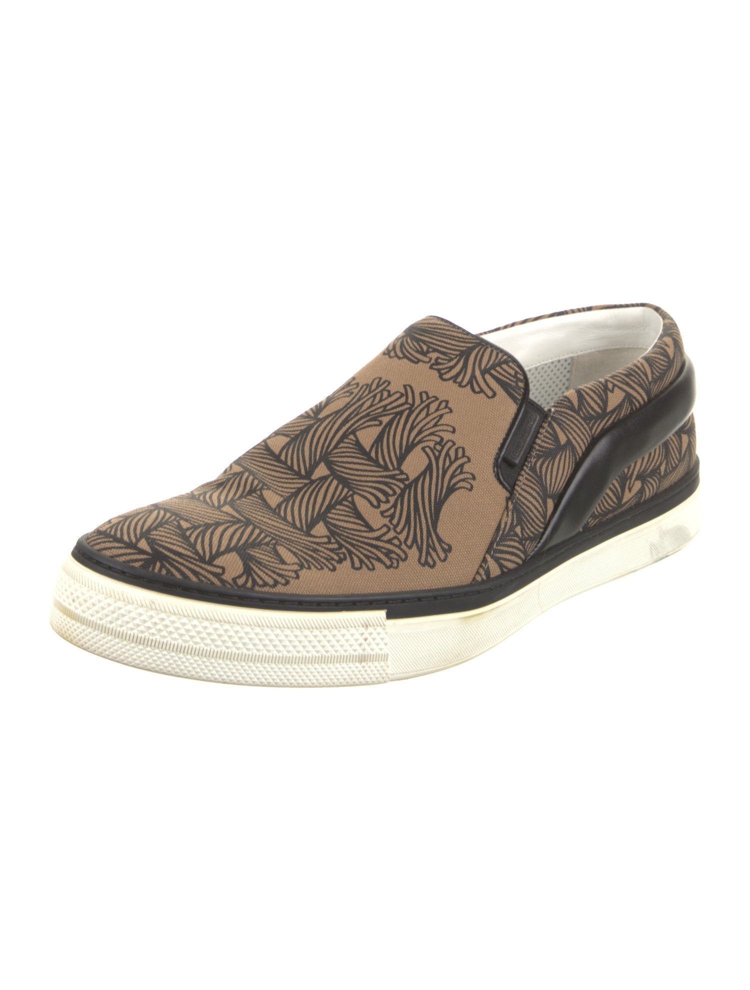 Louis Vuitton Canvas Printed Loafers