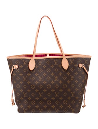 Louis Vuitton LV Monogram Neverfull w/Pouch MM