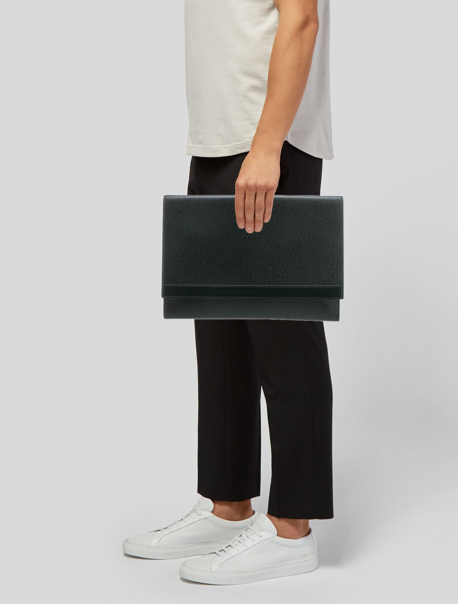 Louis Vuitton Taiga Leather Clutch Vintage