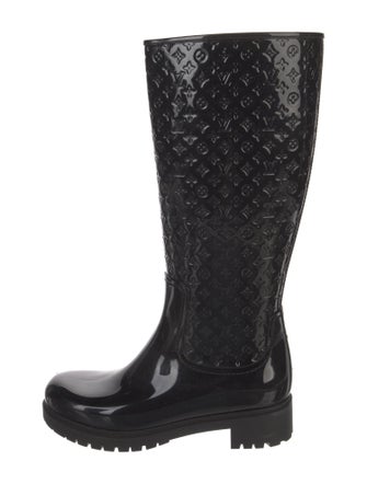 Louis Vuitton LV Monogram Rubber Rain Boots