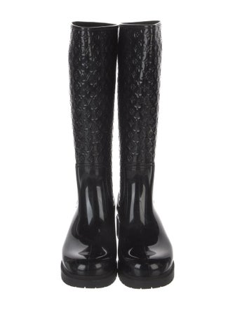 Louis Vuitton LV Monogram Rubber Rain Boots