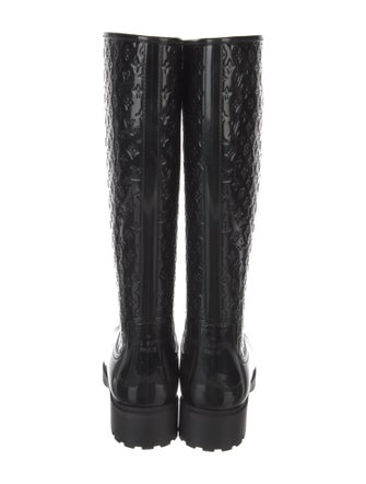 Louis Vuitton LV Monogram Rubber Rain Boots