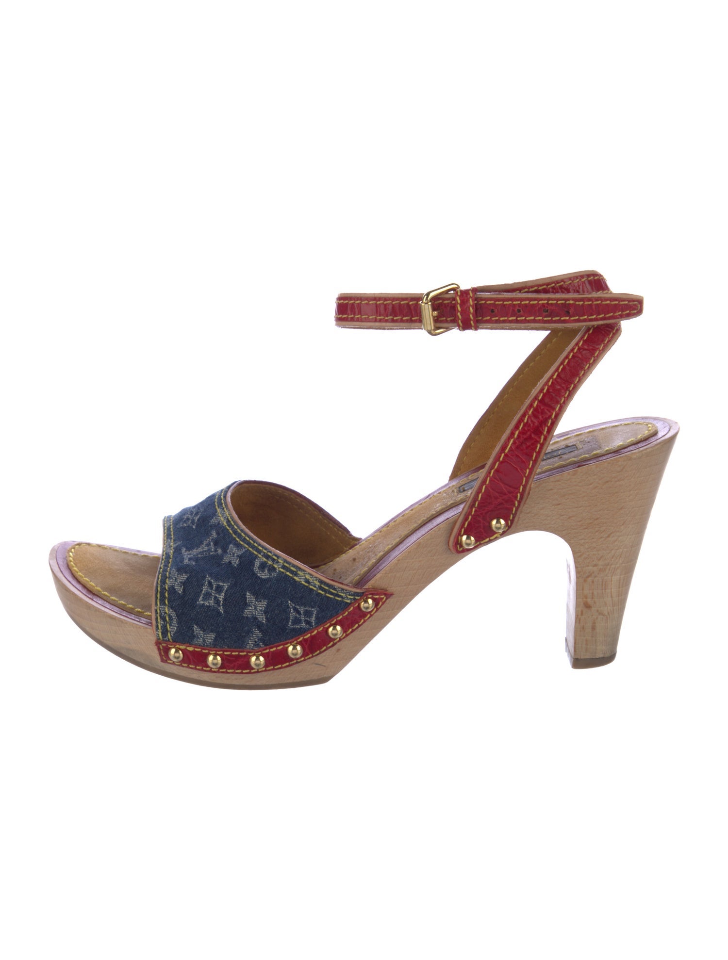 Louis Vuitton LV Monogram Denim Sandals