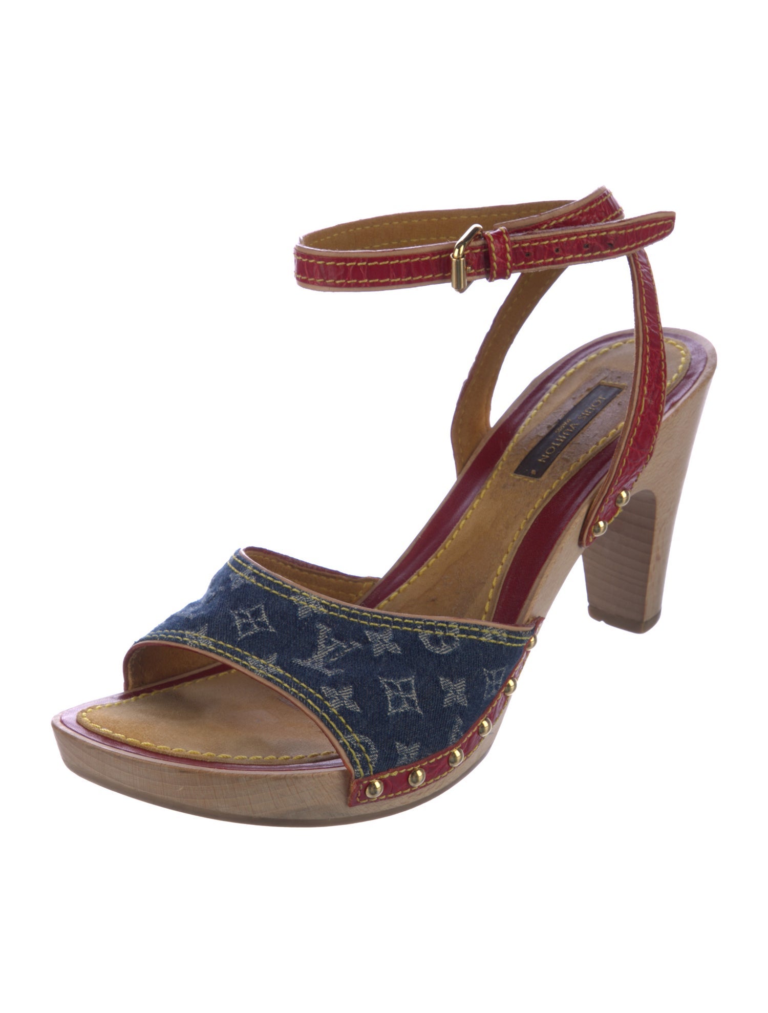 Louis Vuitton LV Monogram Denim Sandals