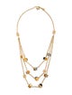 Louis Vuitton Crystal Gamble Multistrand Necklace