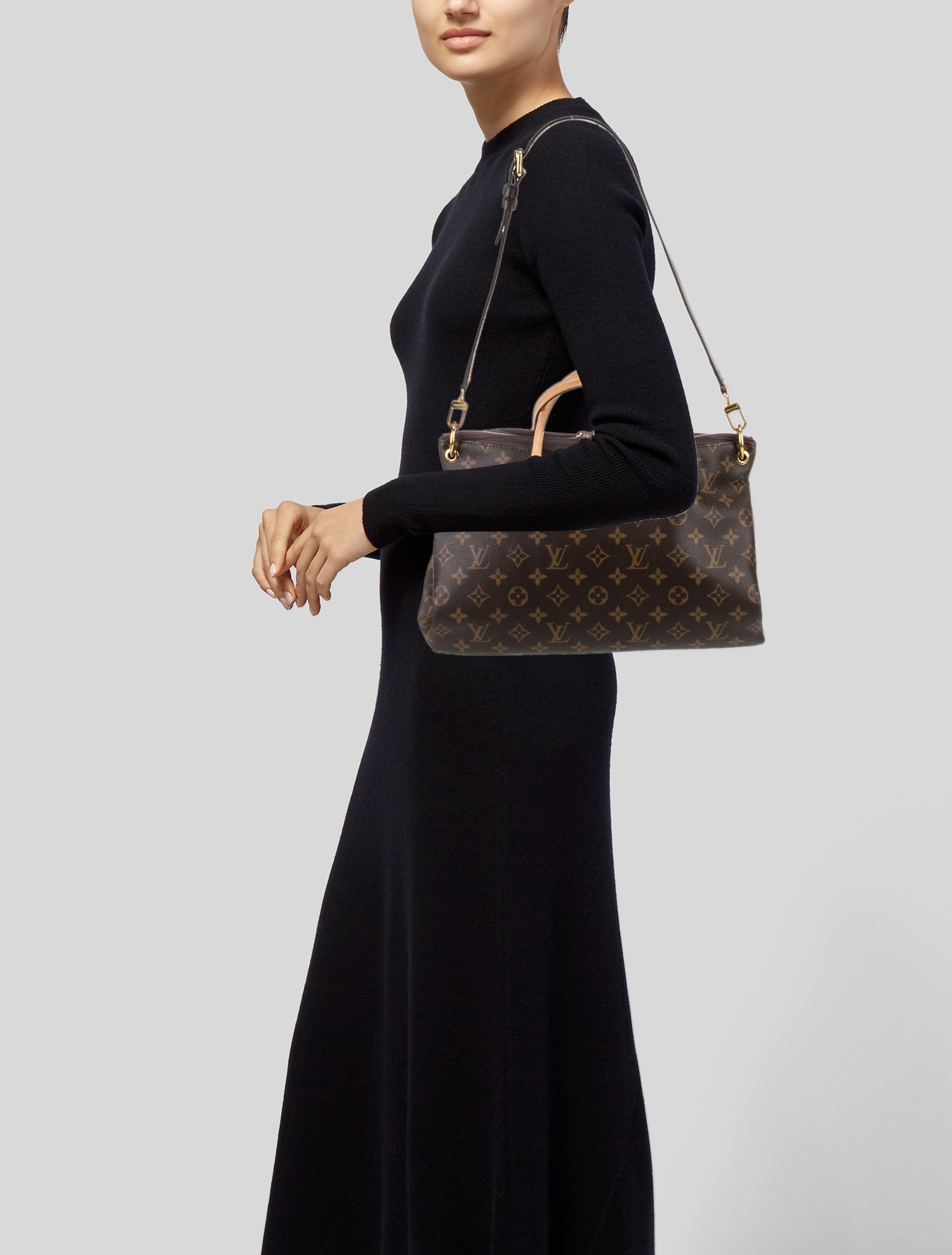 Louis Vuitton LV Monogram Pallas Tote MM