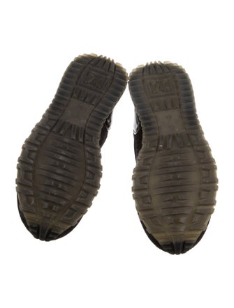 Louis Vuitton Suede Colorblock Pattern Sneakers