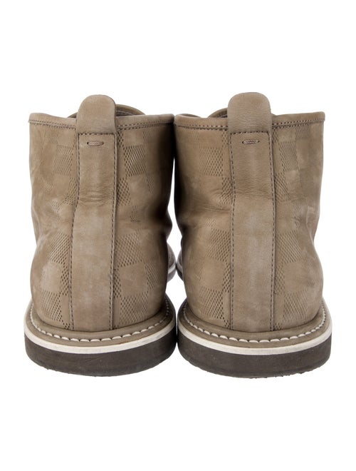 Louis Vuitton Suede Lace-Up Boots