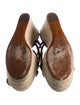 Louis Vuitton Signature Logo Leather Espadrilles