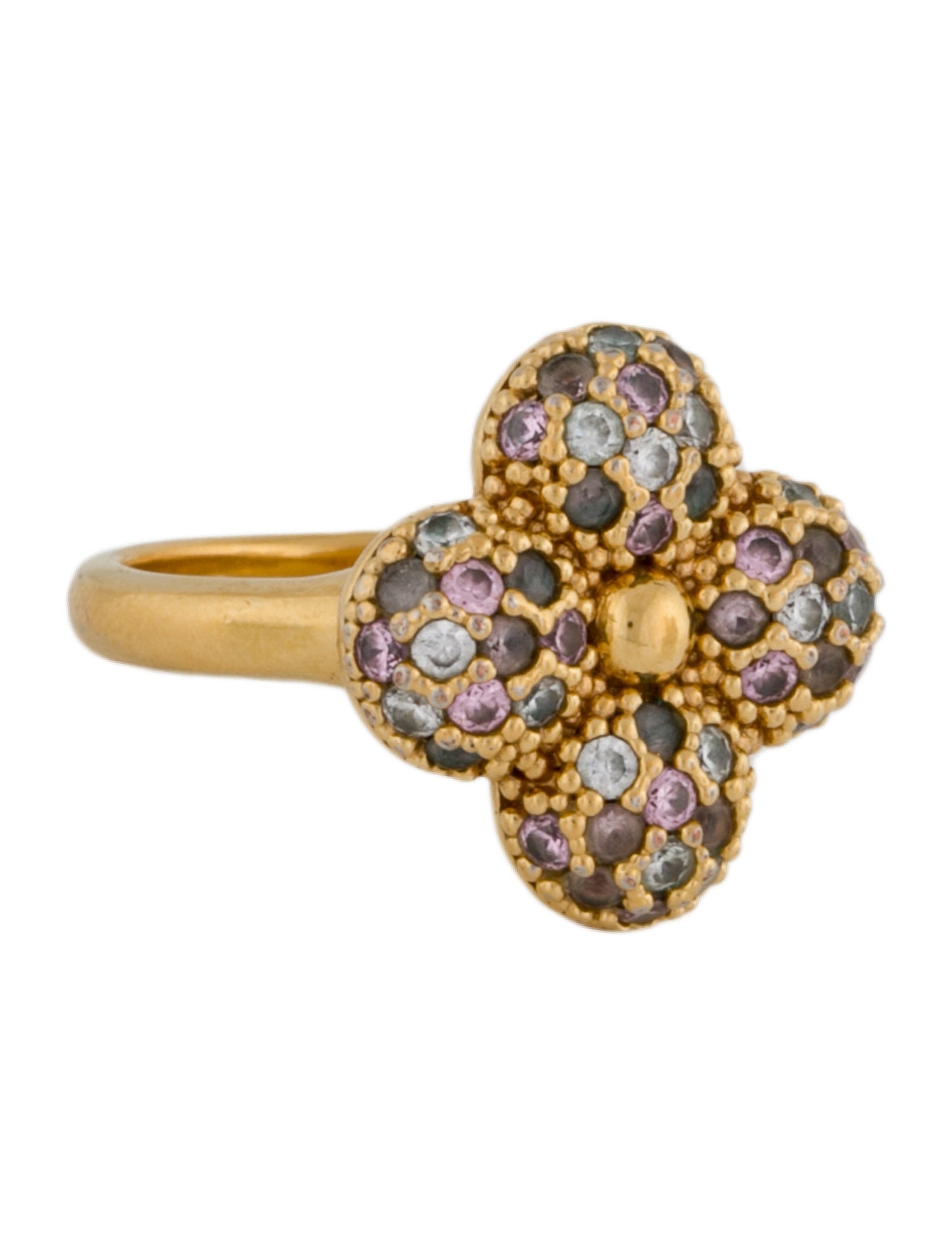 Louis Vuitton Crystal Louisa Cocktail Ring