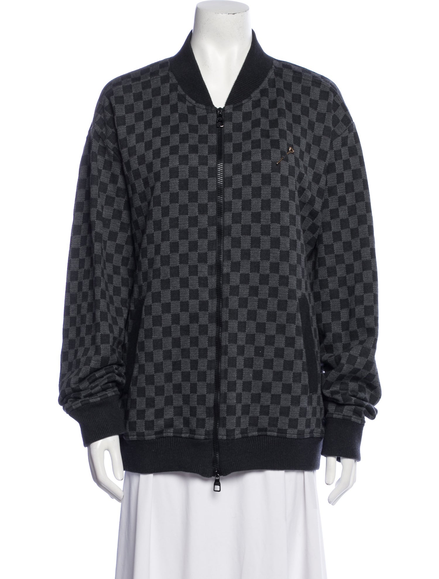 Louis Vuitton 2021 Plaid Print Cardigan