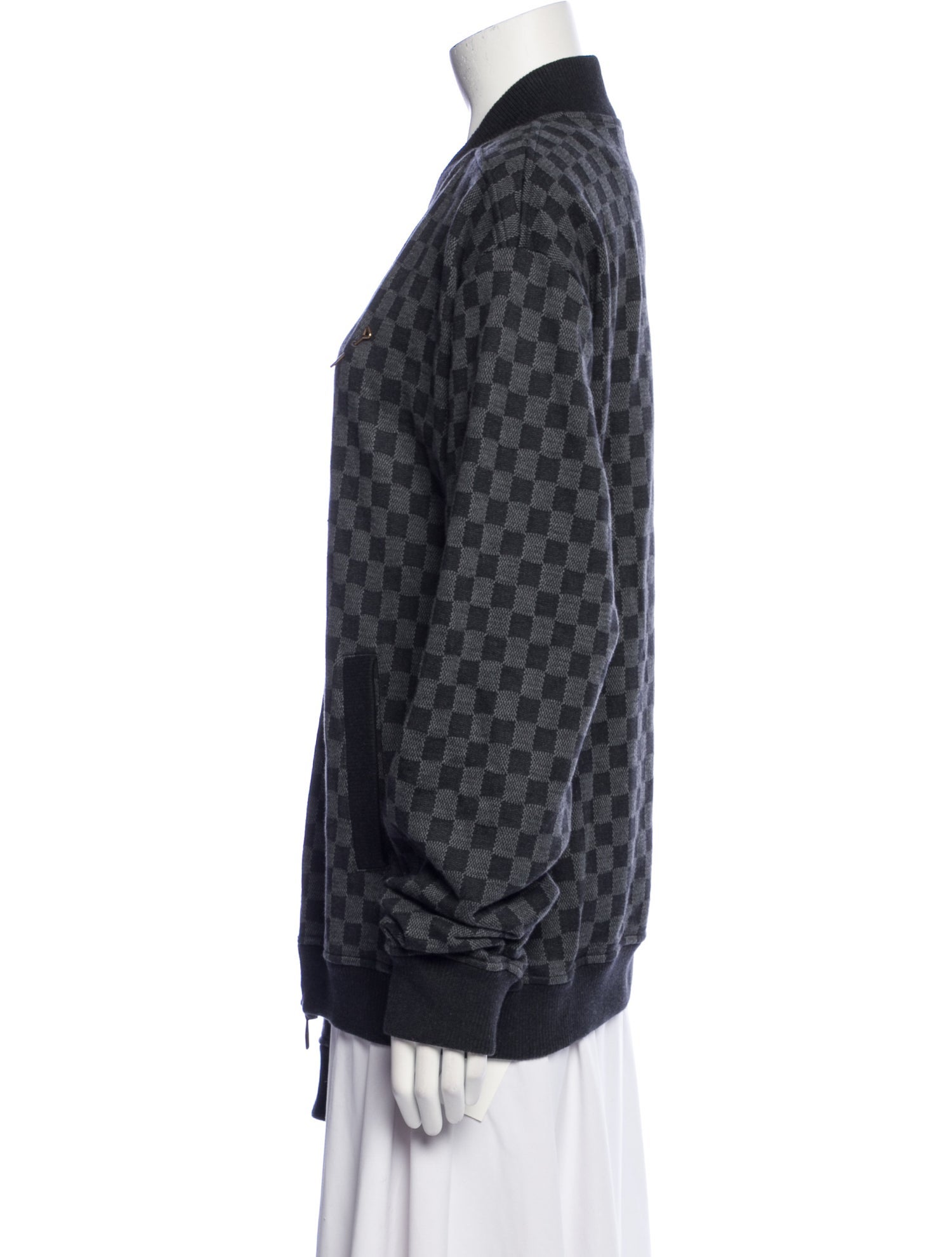 Louis Vuitton 2021 Plaid Print Cardigan