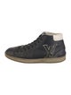 Louis Vuitton Leather Colorblock Pattern Sneakers
