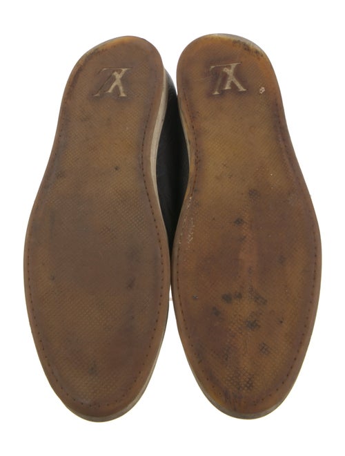 Louis Vuitton Leather Colorblock Pattern Sneakers