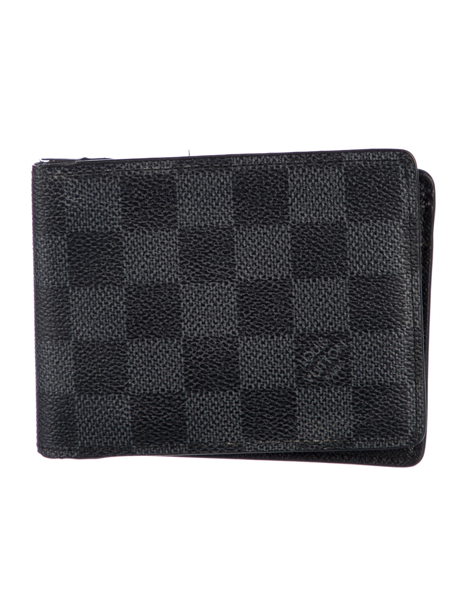 Louis Vuitton 2020 Damier Graphite Pattern Porte-Billets Compact Wallet
