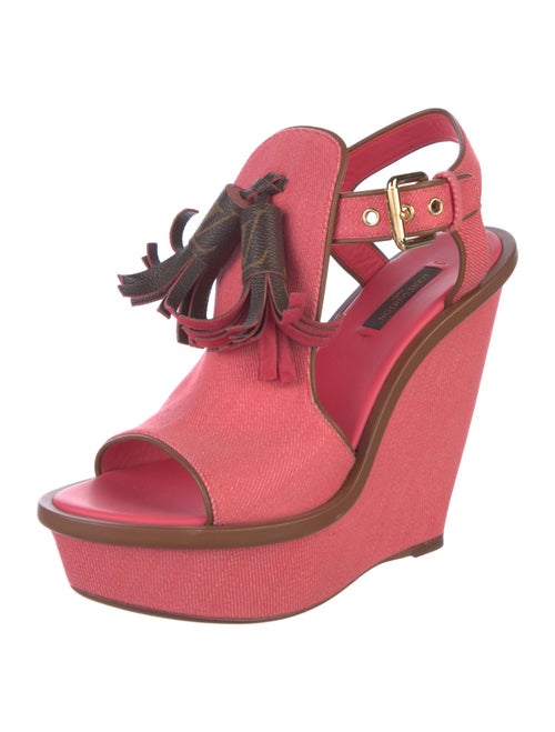 Louis Vuitton LV Monogram Canvas Slingback Sandals