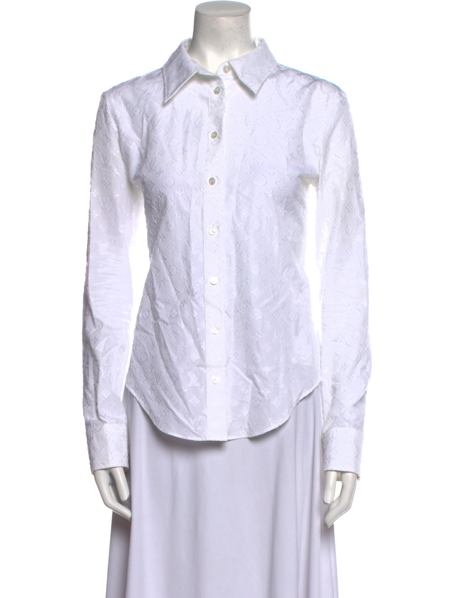Louis Vuitton 2019 Long Sleeve Button-Up Top