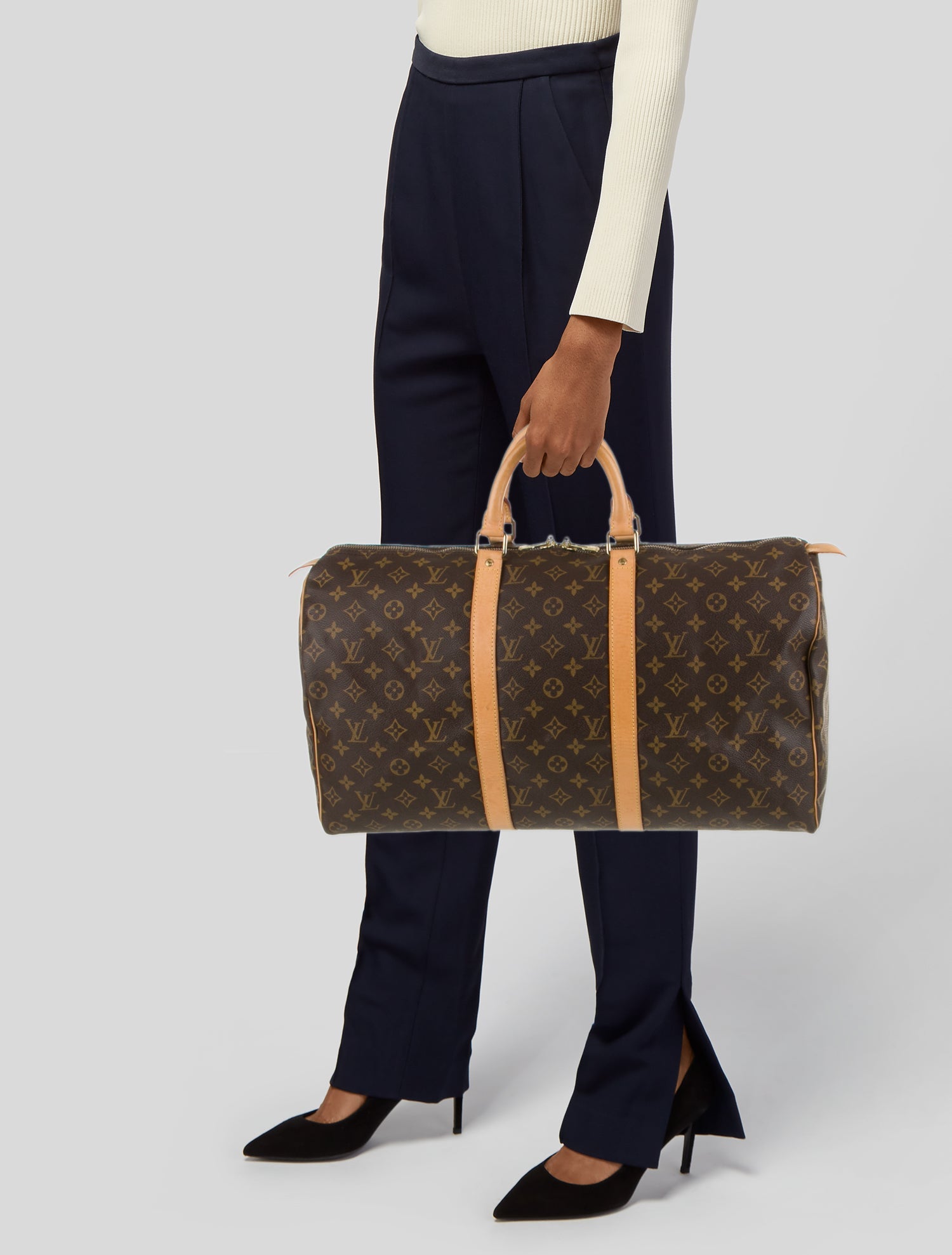 Louis Vuitton LV Monogram Keepall 55