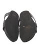 Louis Vuitton Monogram Eclipse Leather Trim Embellishment Slides
