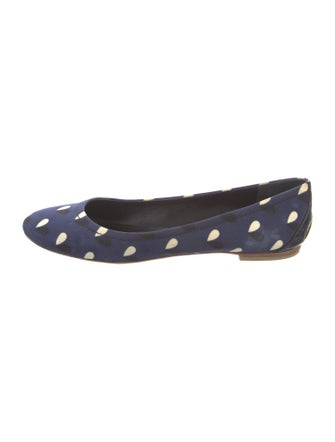 Louis Vuitton Satin Printed Ballet Flats