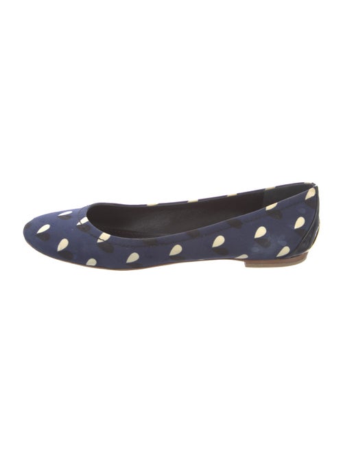 Louis Vuitton Satin Printed Ballet Flats