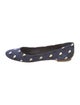 Louis Vuitton Satin Printed Ballet Flats