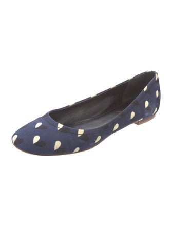 Louis Vuitton Satin Printed Ballet Flats