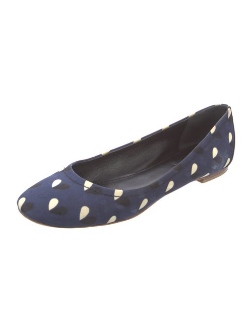 Louis Vuitton Satin Printed Ballet Flats