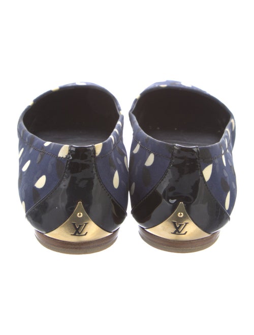 Louis Vuitton Satin Printed Ballet Flats