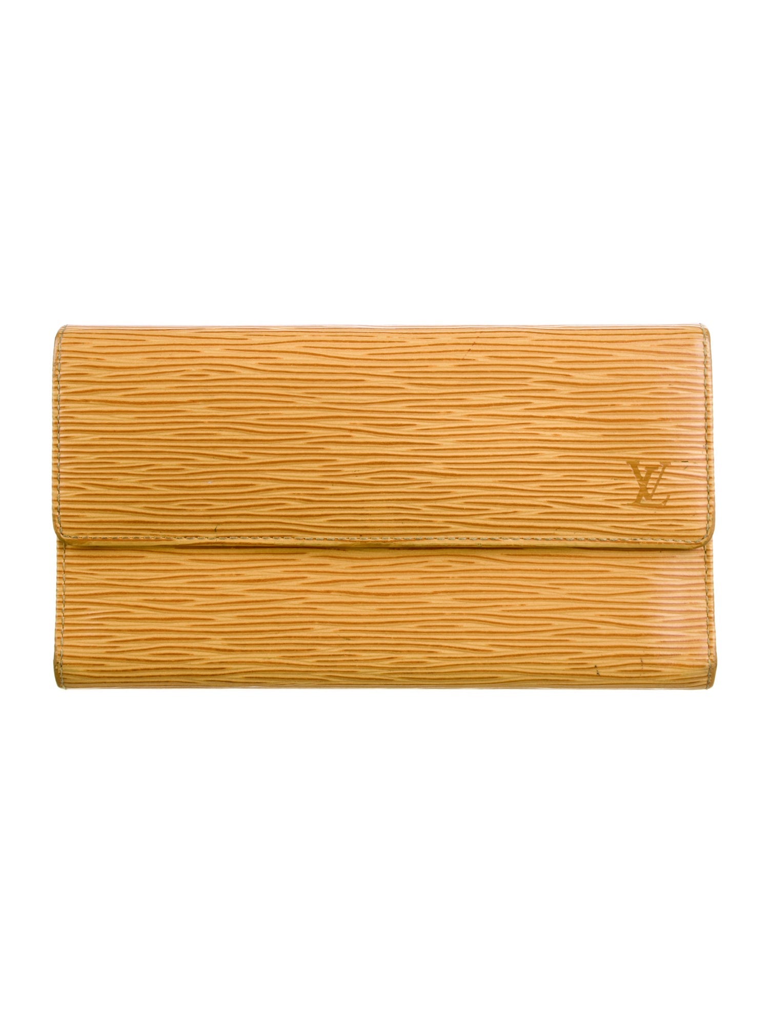 Louis Vuitton Saffiano Leather Wallet