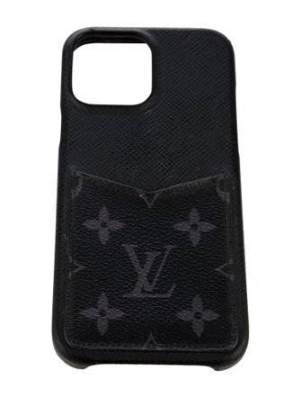 Louis Vuitton 2022 Monogram Eclipse iPhone 13 Pro Bumper