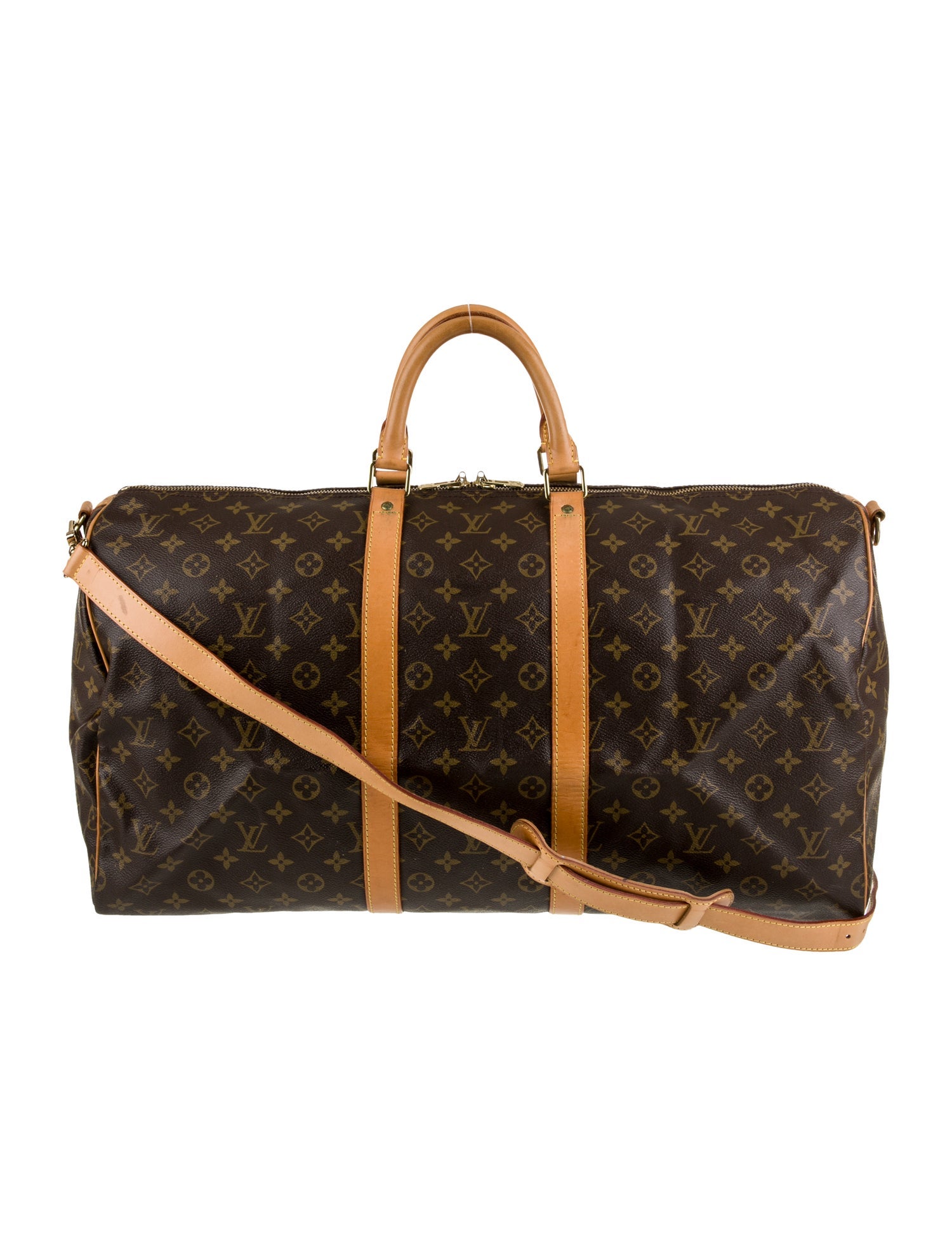 Louis Vuitton LV Monogram Keepall Bandouliere 55 Vintage