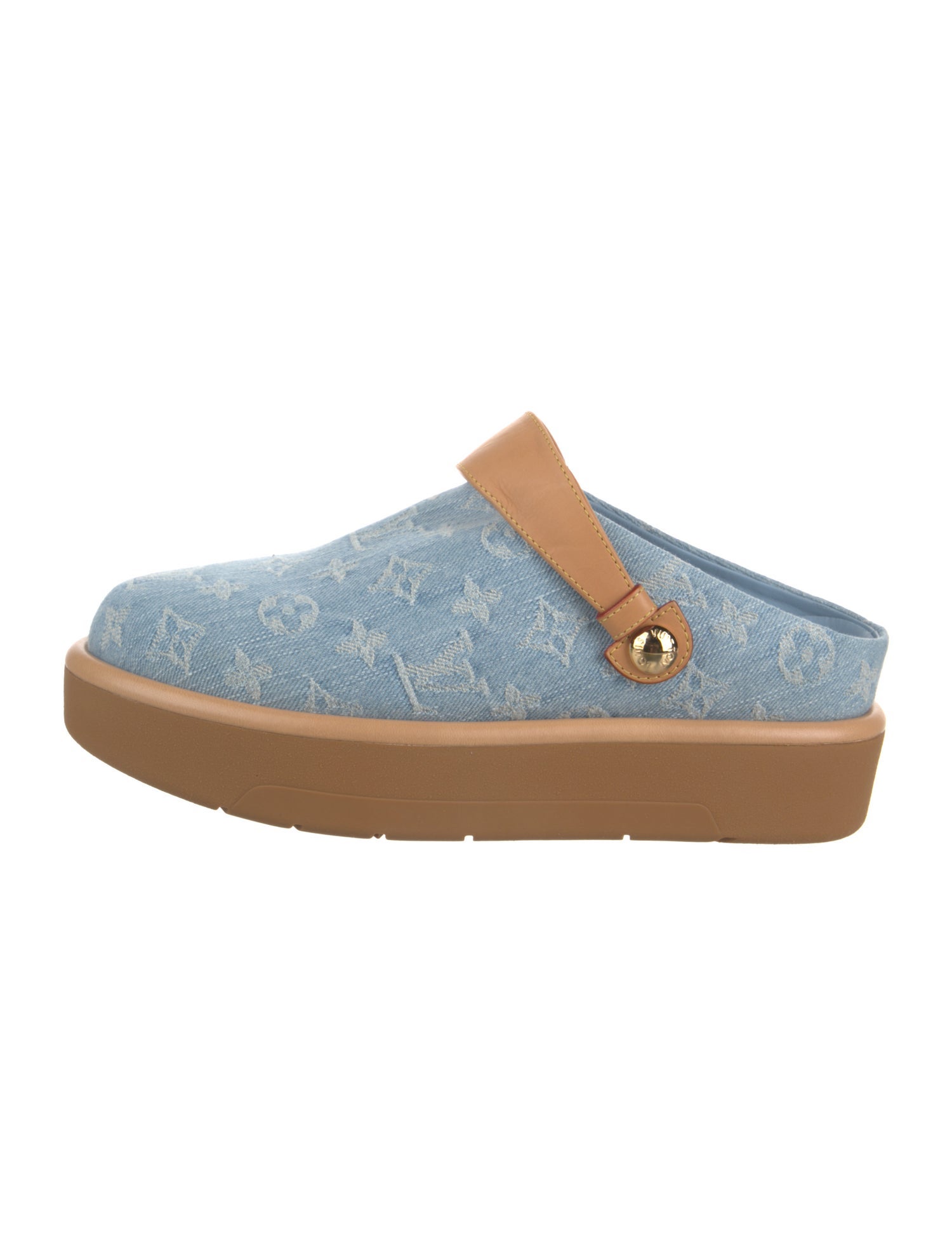Louis Vuitton LV Monogram Denim Mules