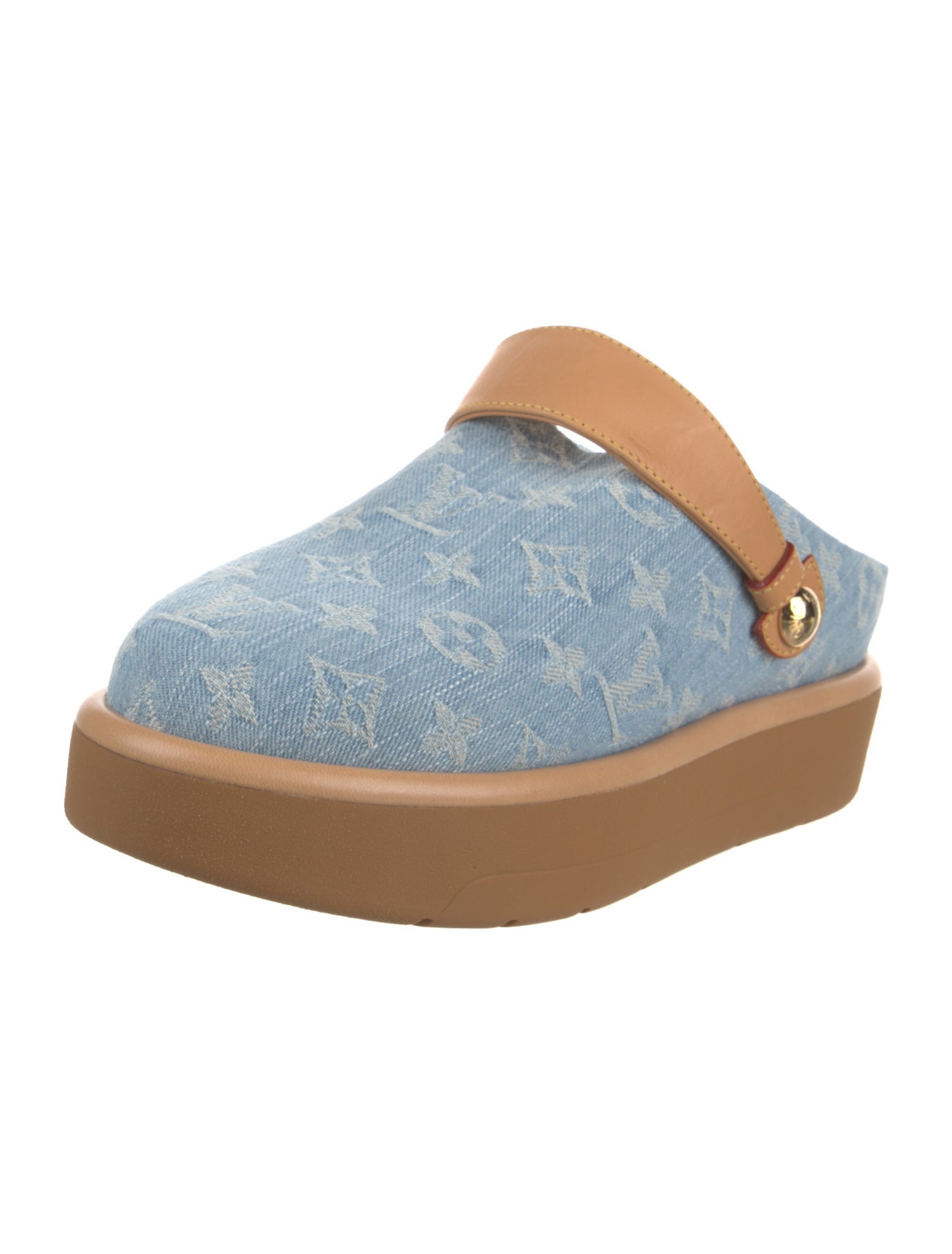 Louis Vuitton LV Monogram Denim Mules