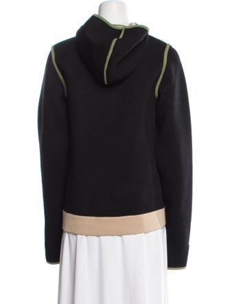 Louis Vuitton 2023 Monogram Jersey Hooded Zip Hoodie