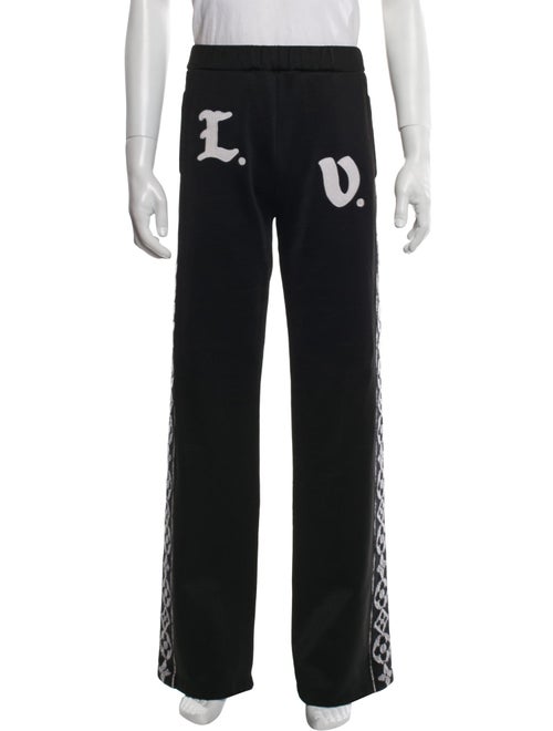 Louis Vuitton 2021 Signature Logo Lounge Bottoms