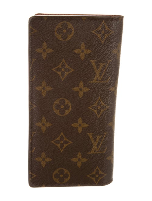 Louis Vuitton LV Monogram Coated Canvas Brazza Wallet