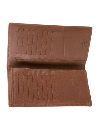 Louis Vuitton LV Monogram Coated Canvas Brazza Wallet