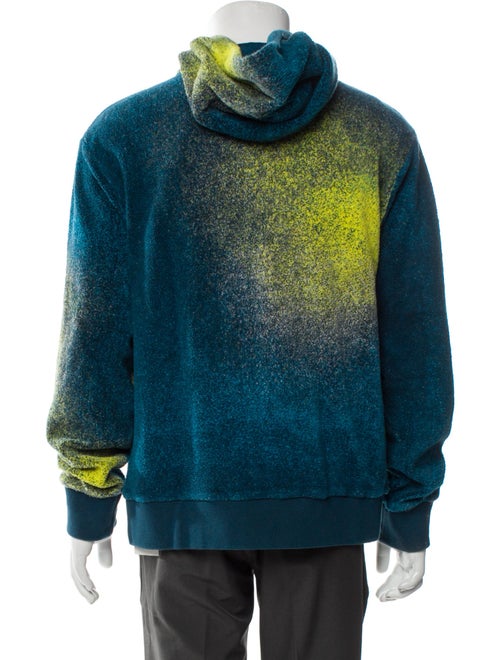 Louis Vuitton 2022 'Paint Splatter' Knit Zip Hoodie