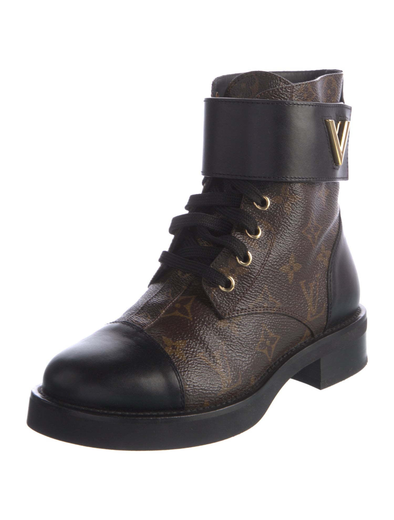 Louis Vuitton 2020 LV Monogram Combat Boots